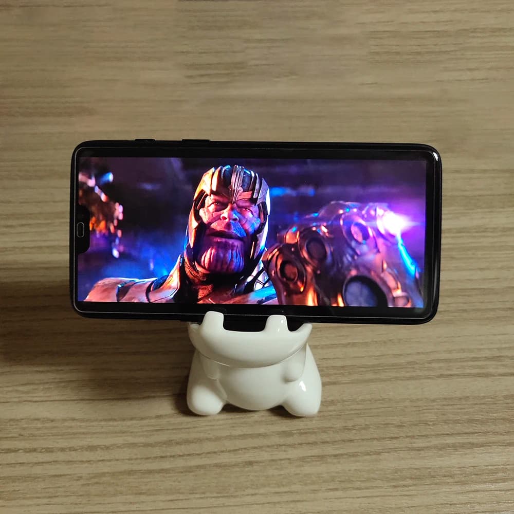 Biała ceramiczna Hippo  doniczka dekoracyjna